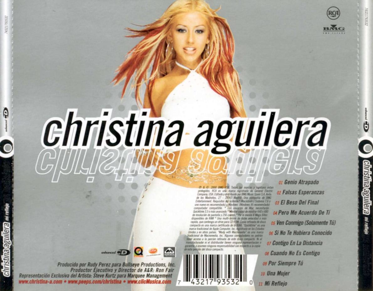 Christina Aguilera  Mi Reflejo : Back
